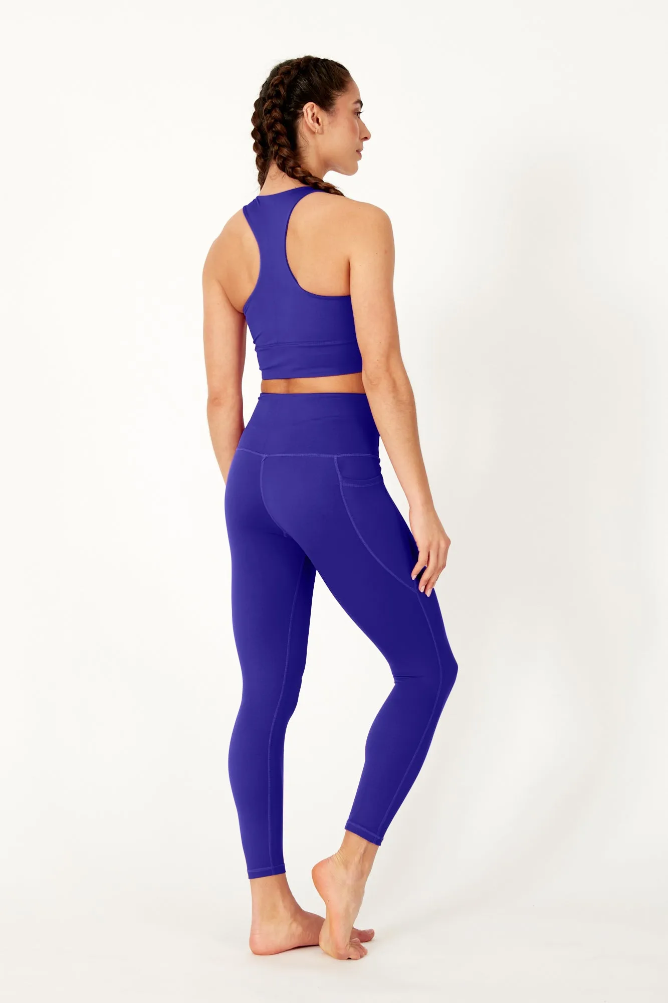 7/8 Sculpting High Waisted Pocket Legging Azure