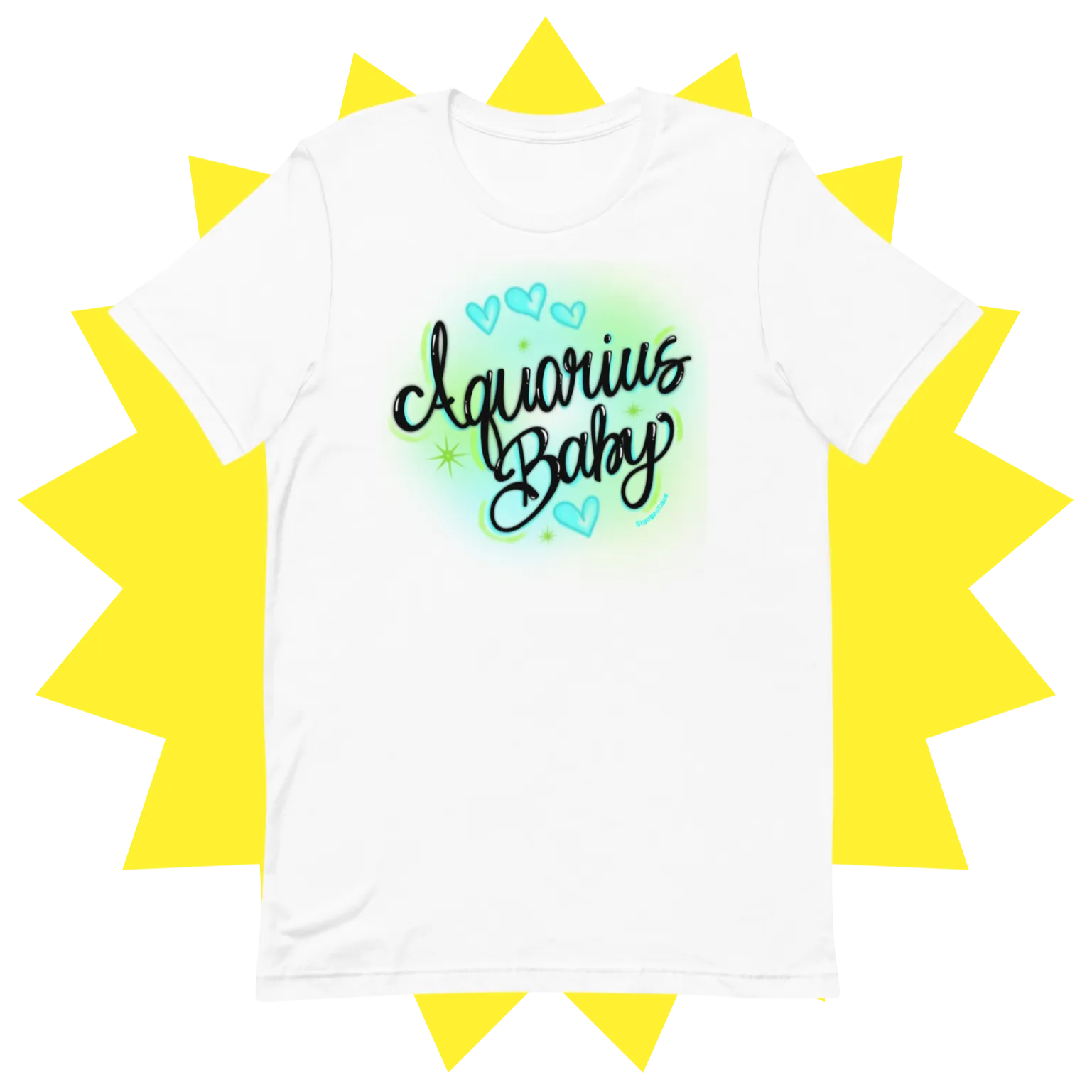 Aquarius Airbrush T-Shirt