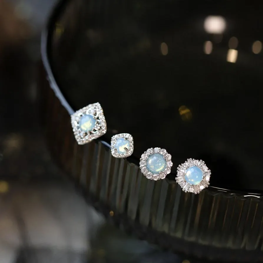 Baroque Stud Earrings - Sierra