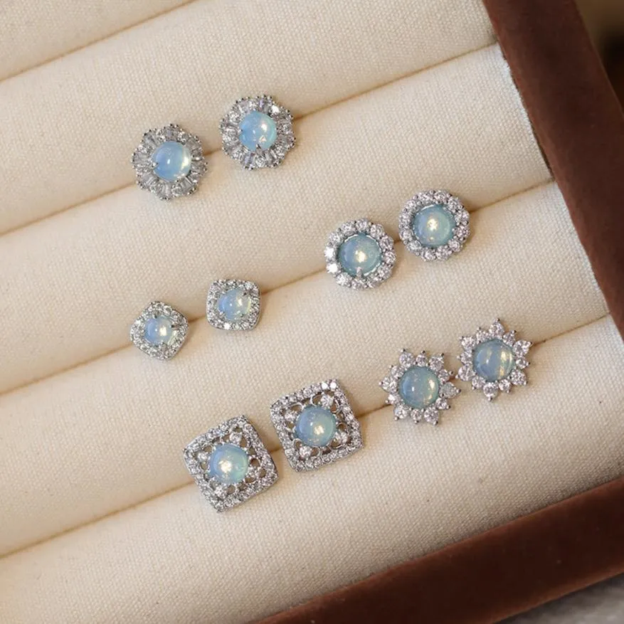 Baroque Stud Earrings - Sierra