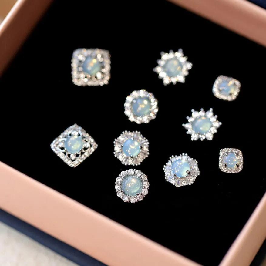 Baroque Stud Earrings - Sierra