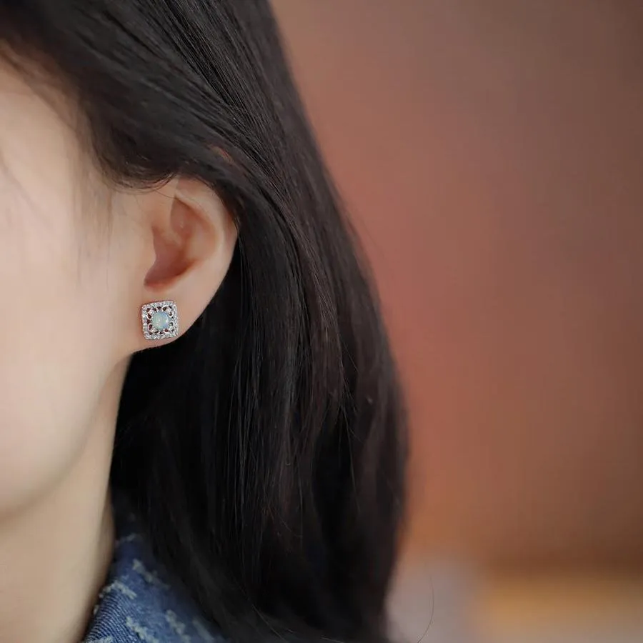 Baroque Stud Earrings - Sierra