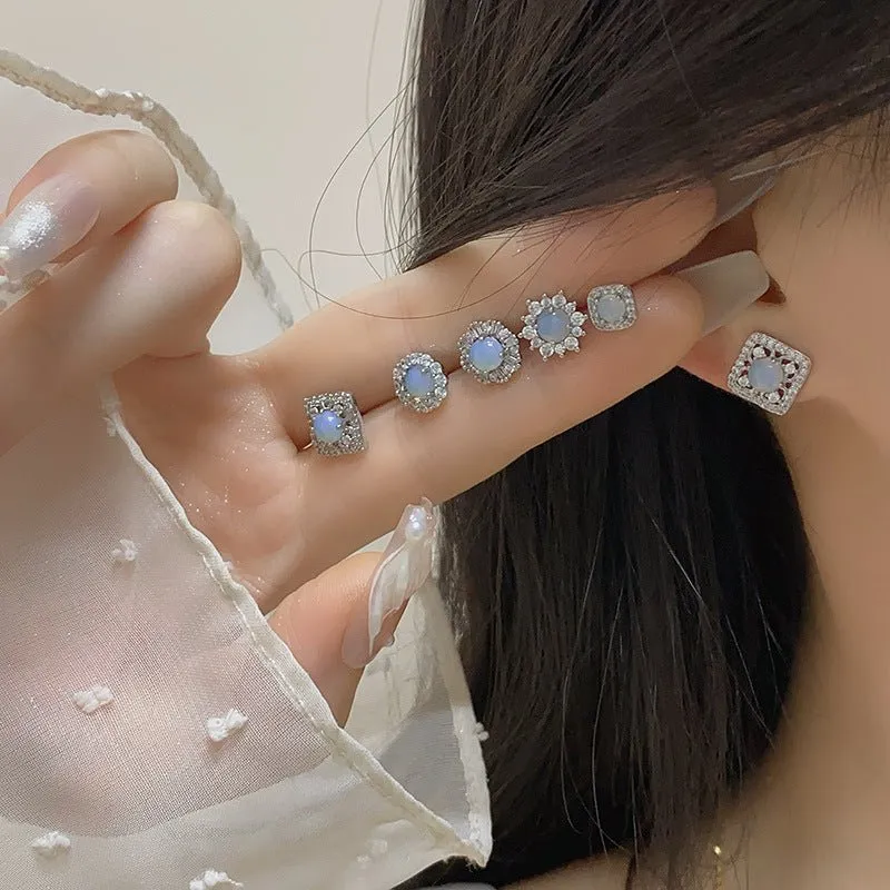 Baroque Stud Earrings - Sierra