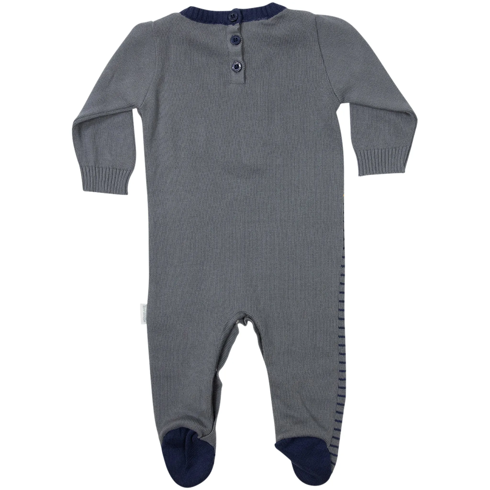 Bulldozer Knit Romper - Charcoal