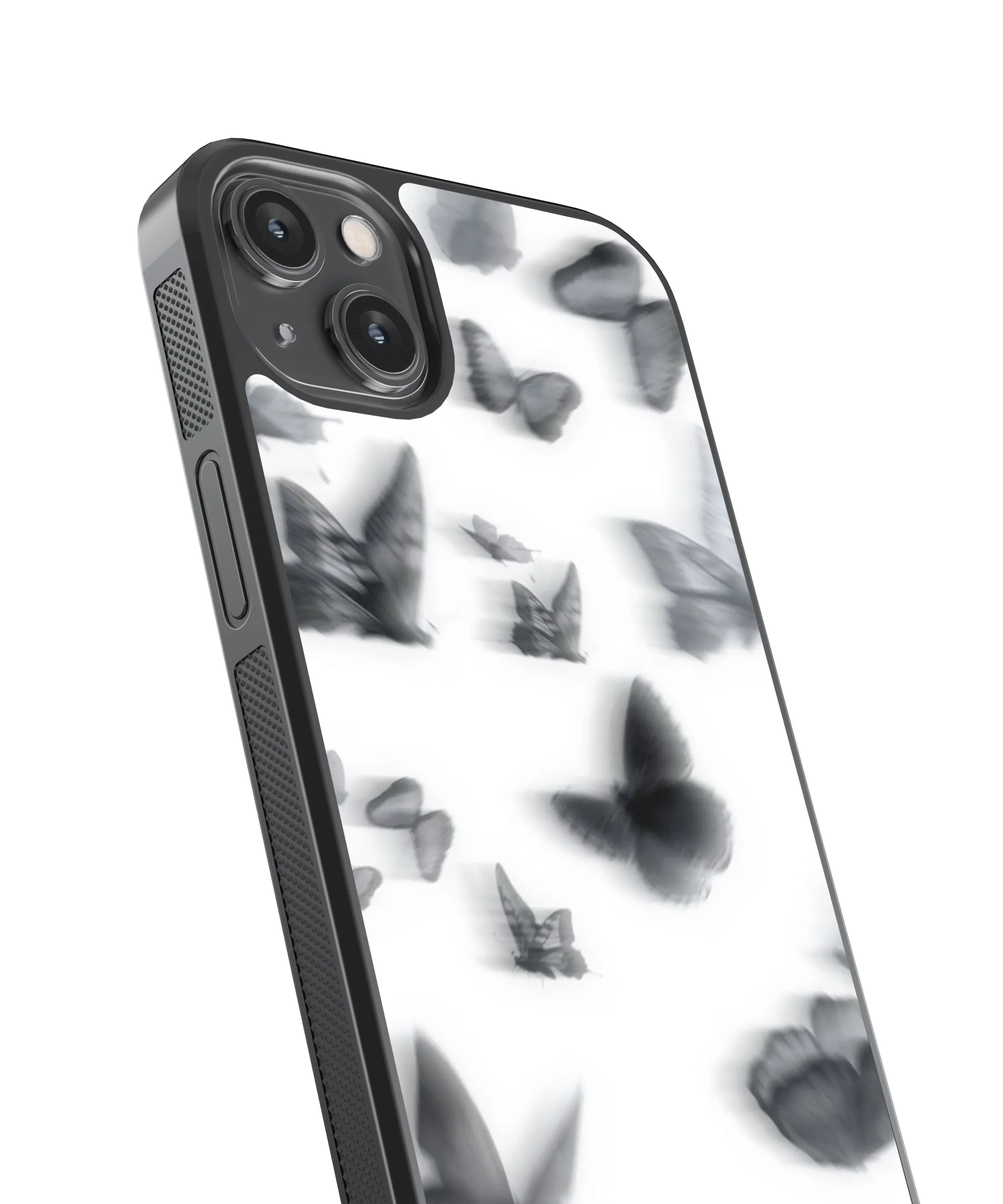 Butterflies Y2K Glass Phone Case Cover
