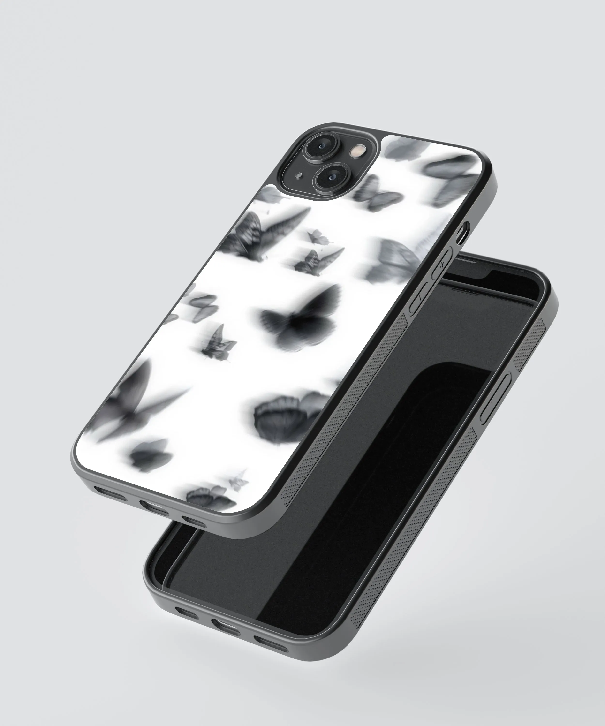 Butterflies Y2K Glass Phone Case Cover