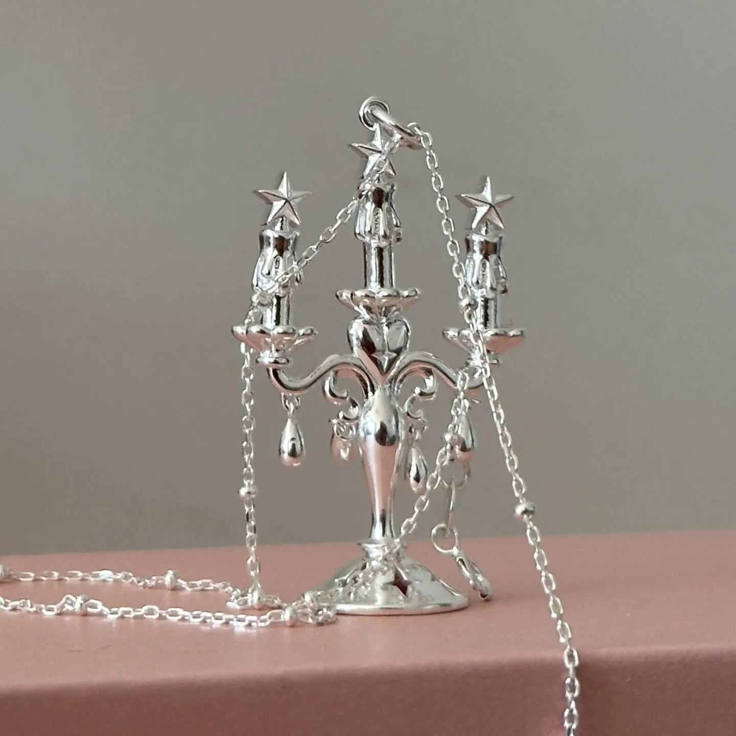 Candelabra of Stars Necklace