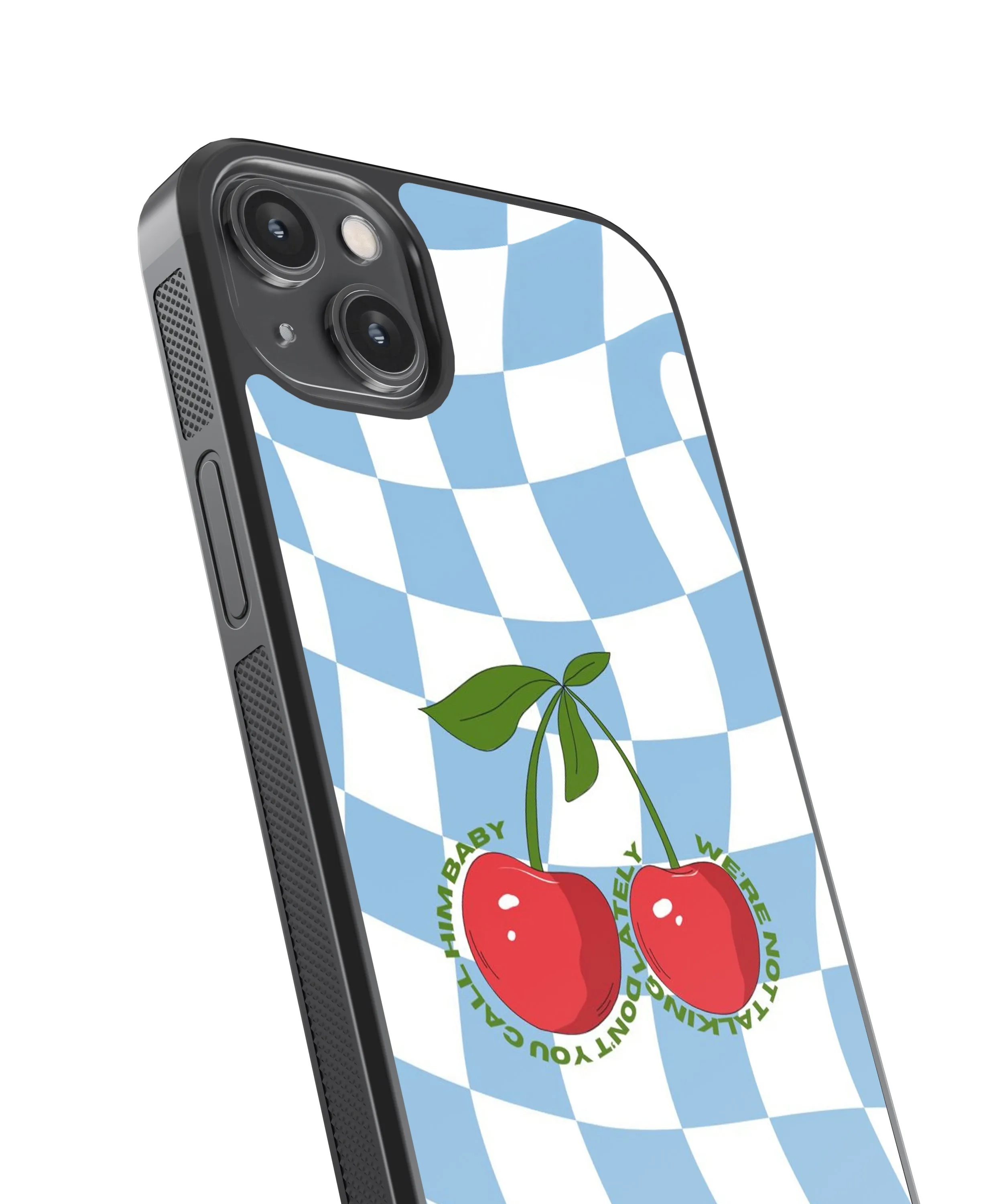 Cherries Y2K Glass Phone Case Cover