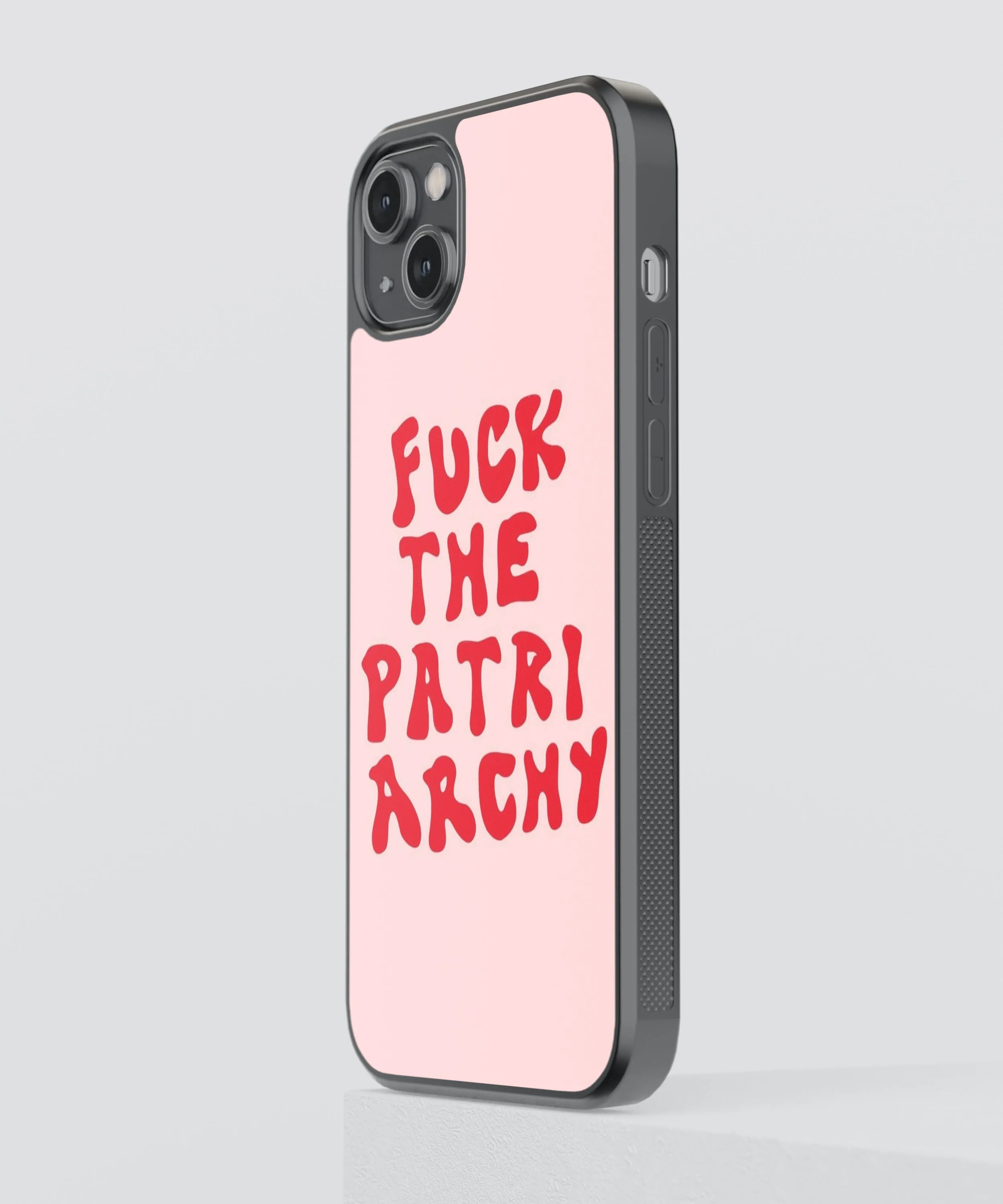 F The Patriarchy Y2K Glass Phone Case Cover