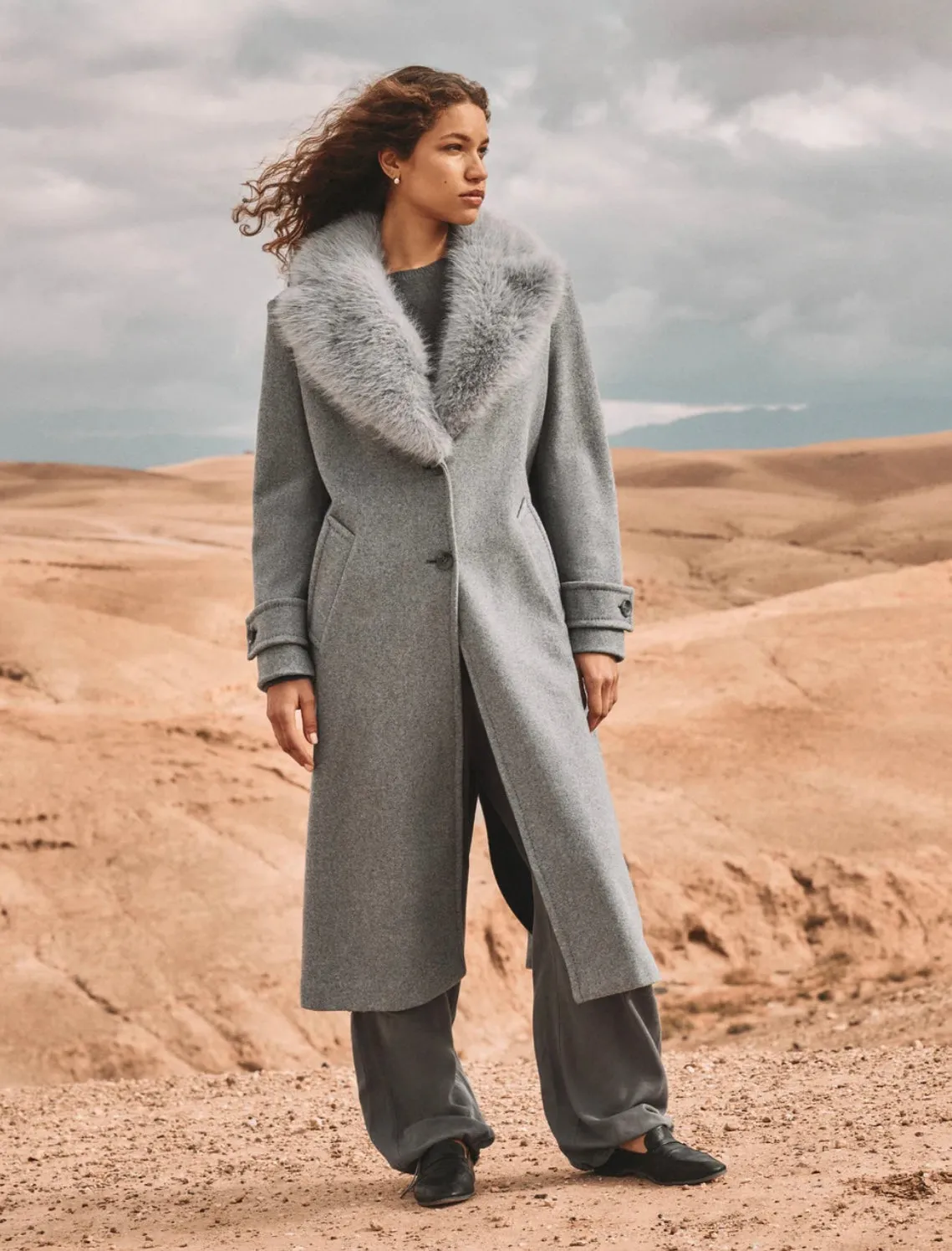 Grey blazer Coat