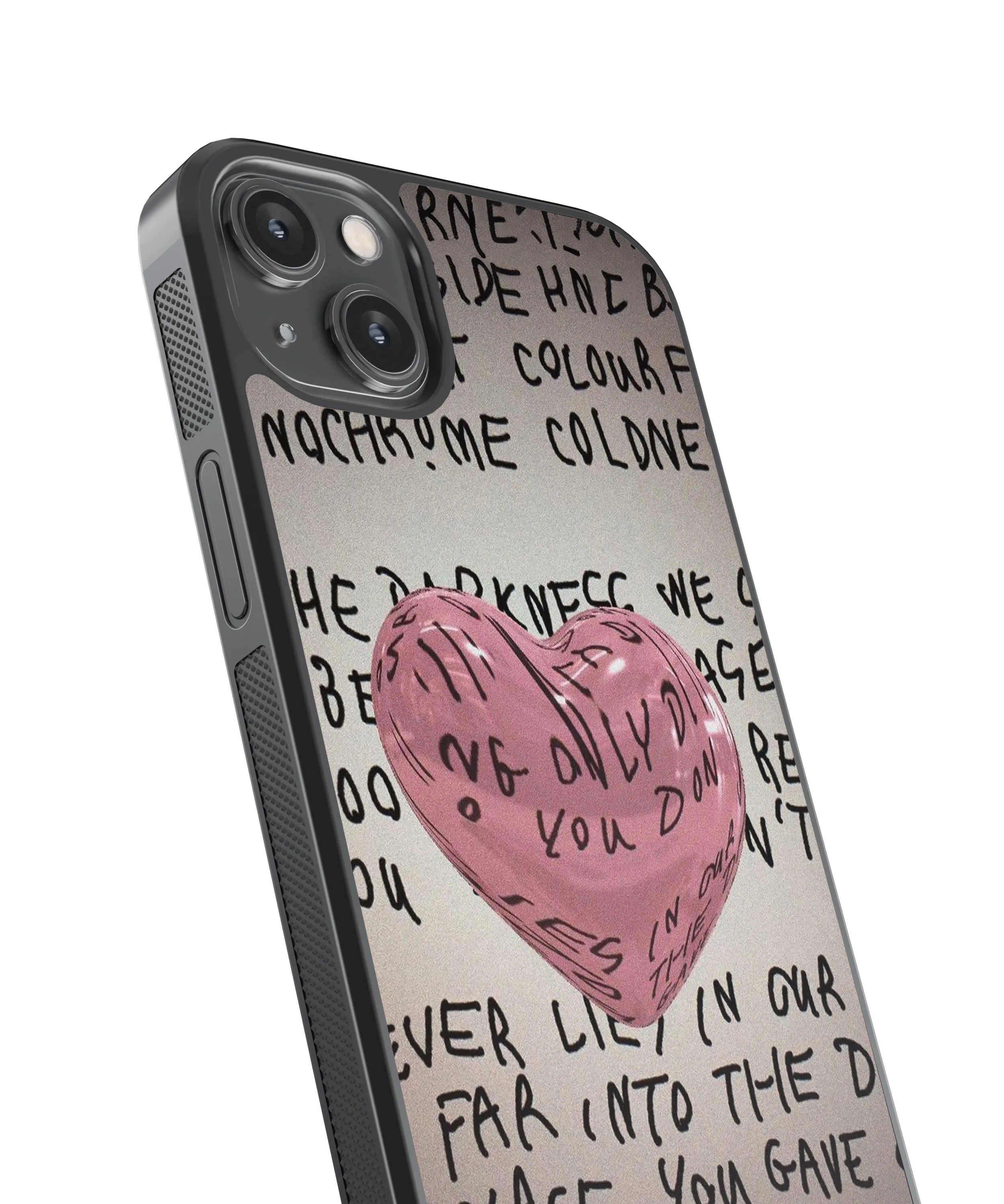 Heart Y2K Glass Phone Case Cover
