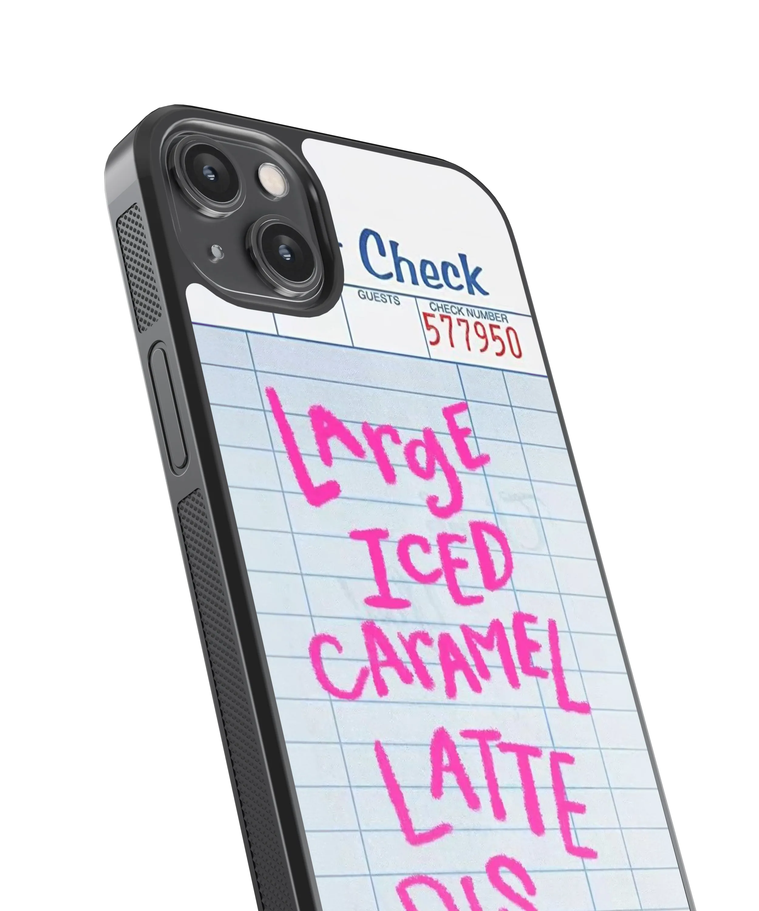 Iced Caramel Latte Y2K Glass Phone Case Cover