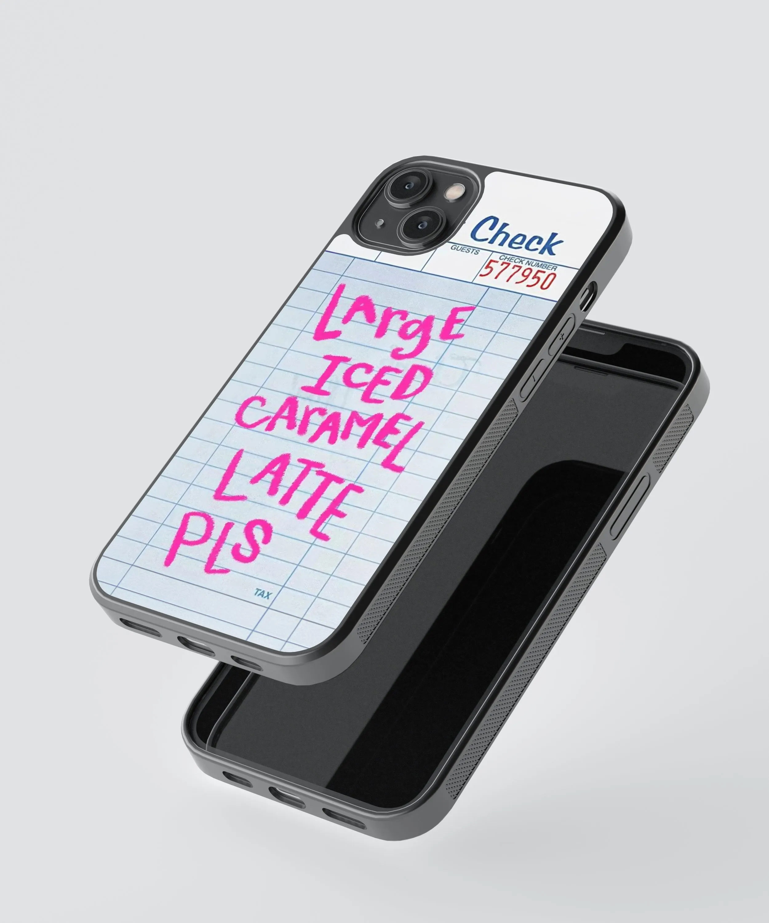 Iced Caramel Latte Y2K Glass Phone Case Cover