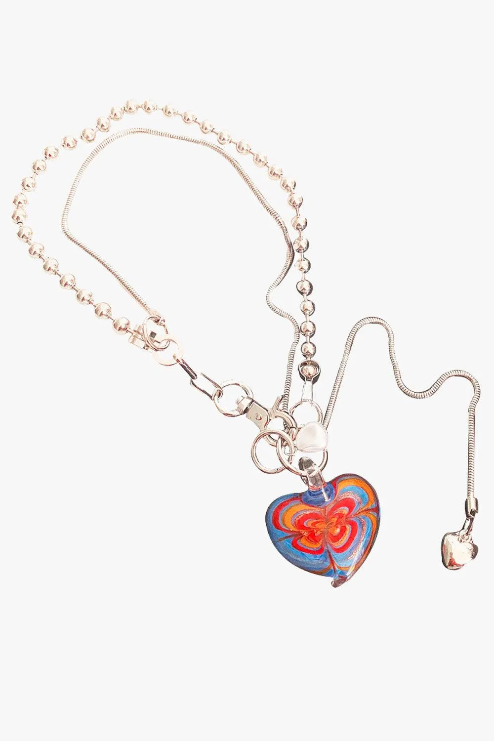 Indie Heart Chain Necklace