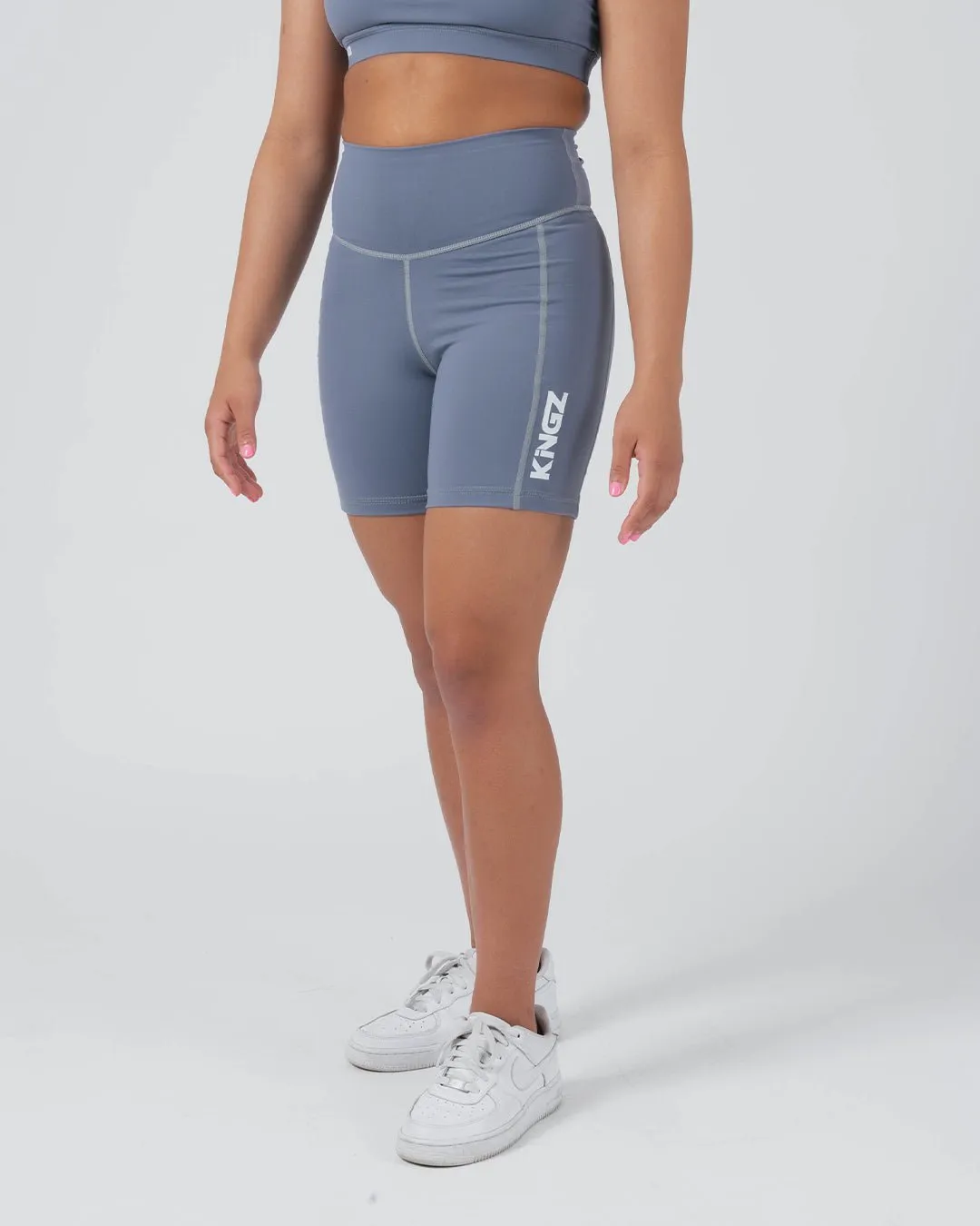 Kore Women's Training Shorts - Smoke Blue