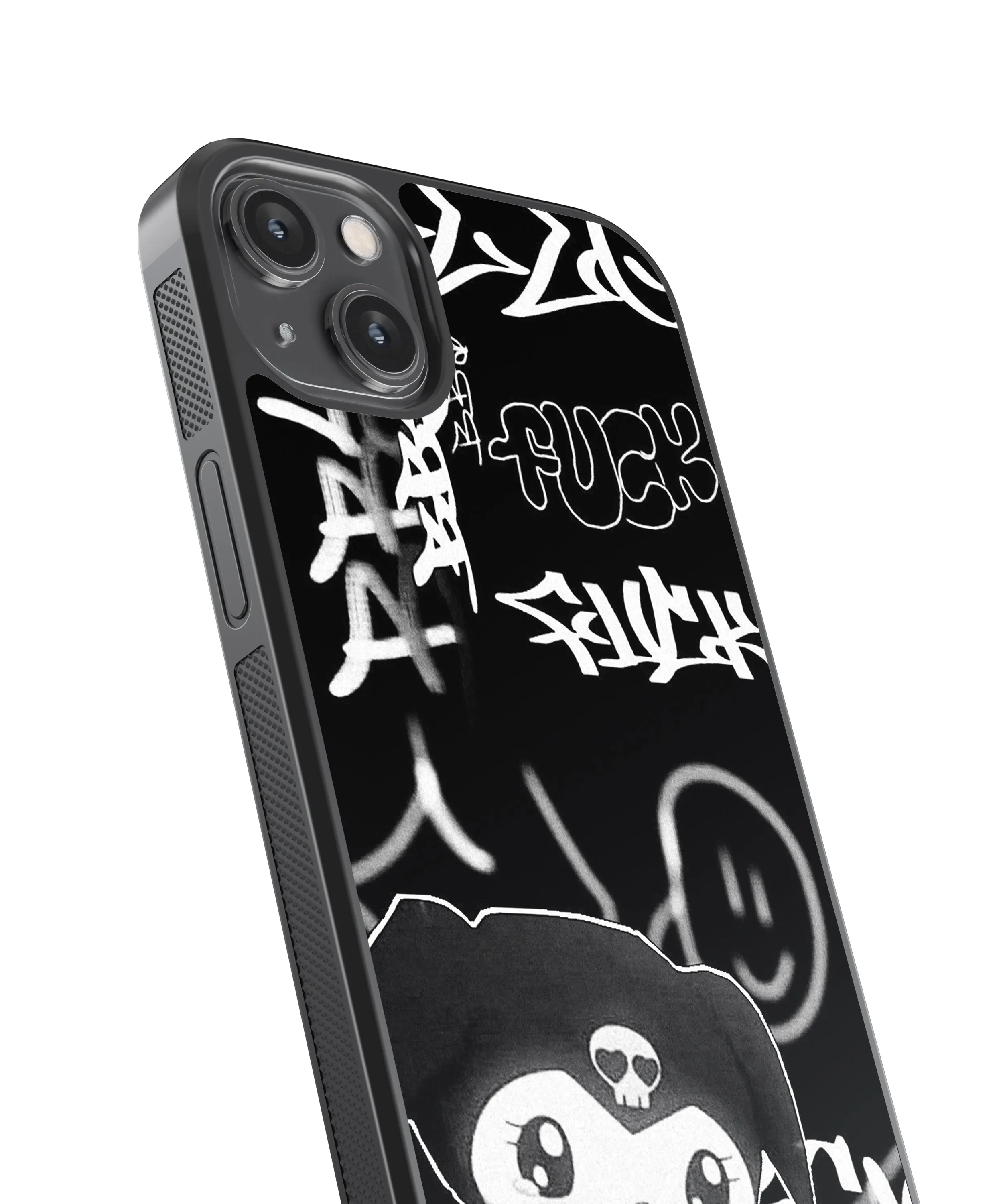Kuromi Y2K Glass Phone Case Cover