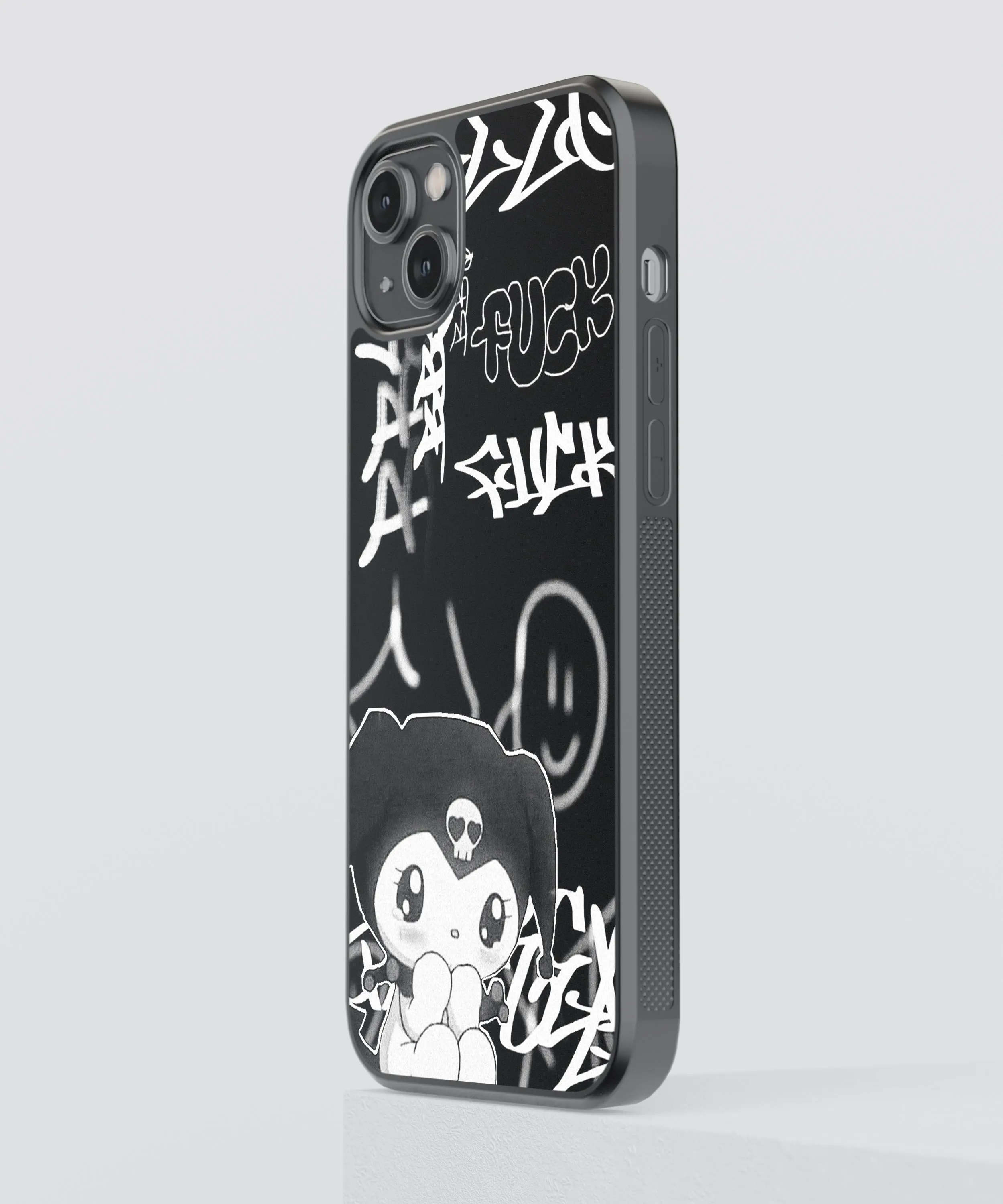Kuromi Y2K Glass Phone Case Cover