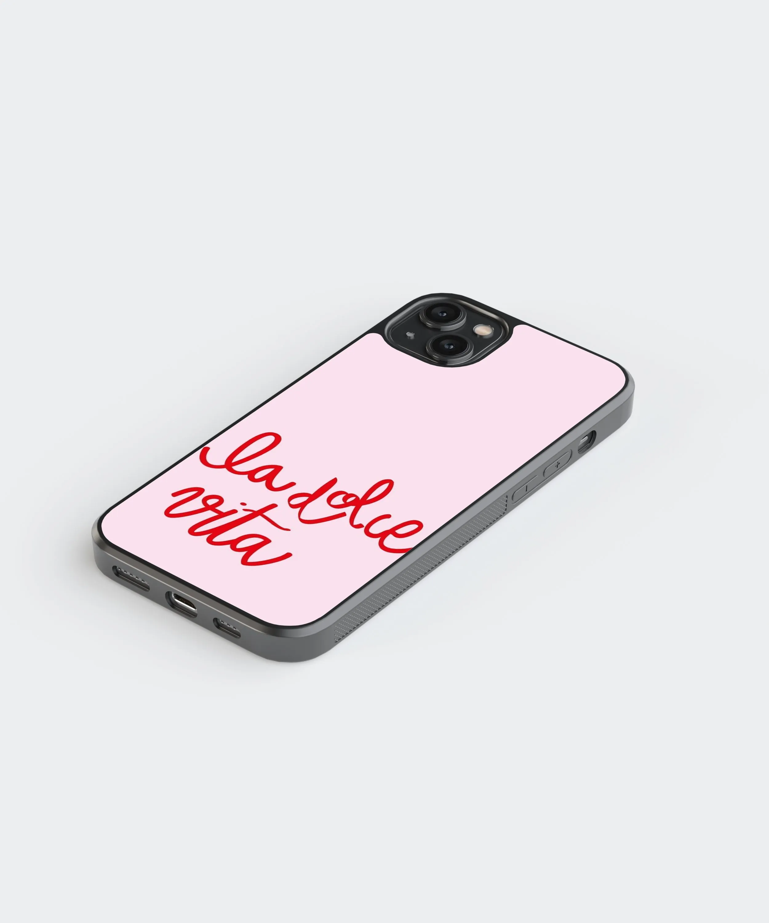 La Dolce Vita Y2K Glass Phone Case Cover