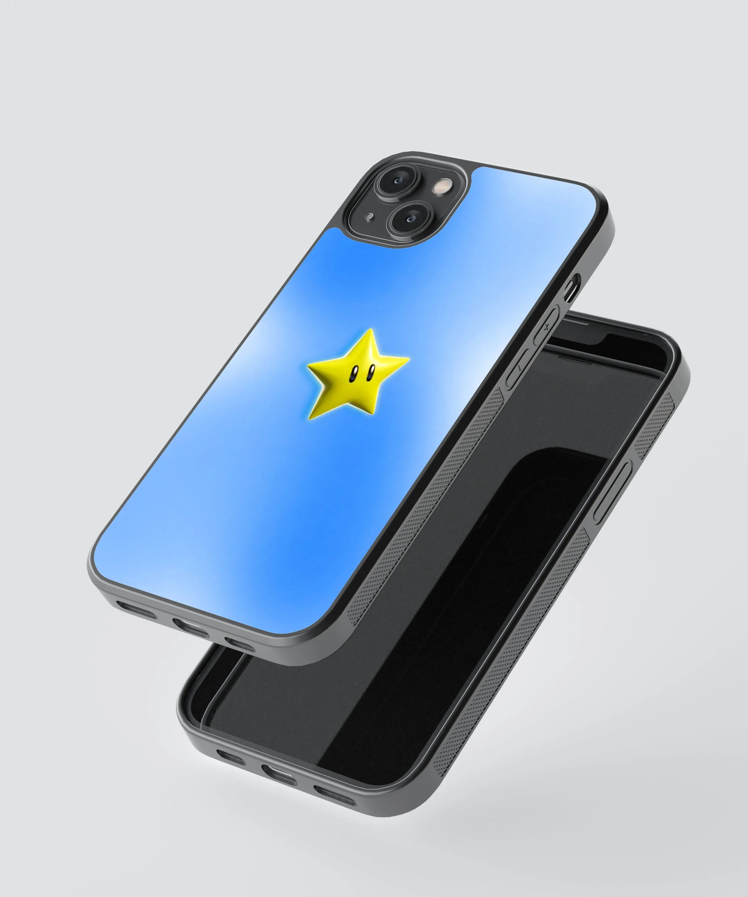 Mario Super Star Y2K Glass Phone Case Cover