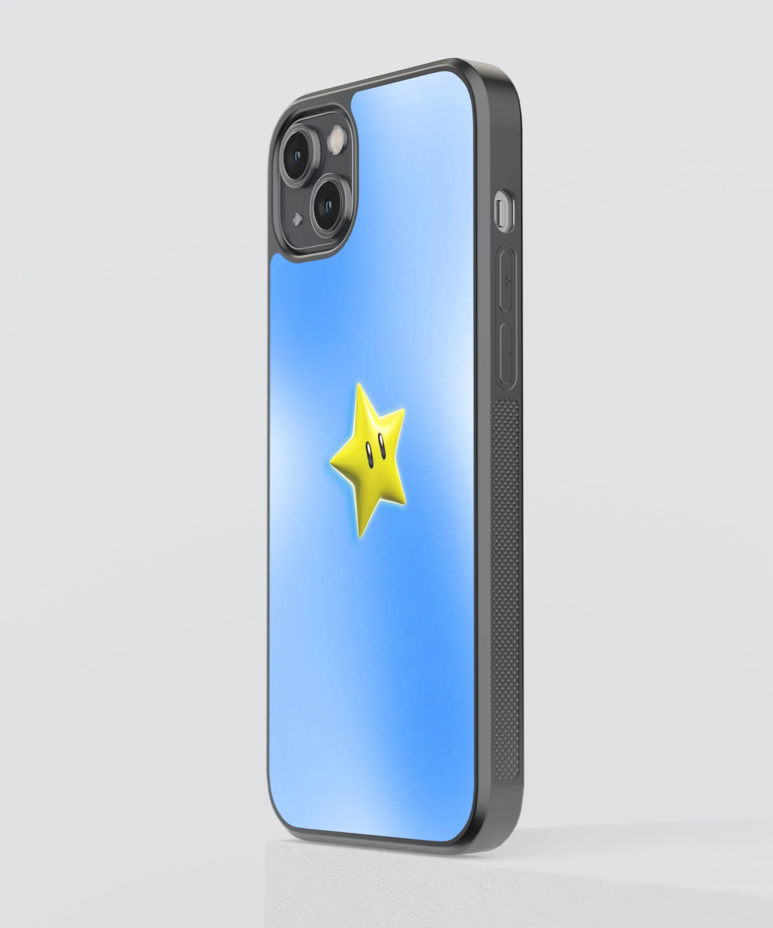 Mario Super Star Y2K Glass Phone Case Cover