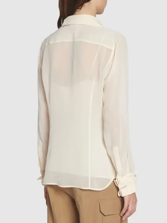 Max Mara   Silk georgette shirt 