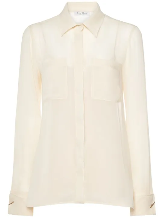 Max Mara   Silk georgette shirt 