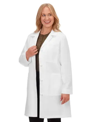 Meta Ladies 38" Knot Button iPad Cotton Labcoat