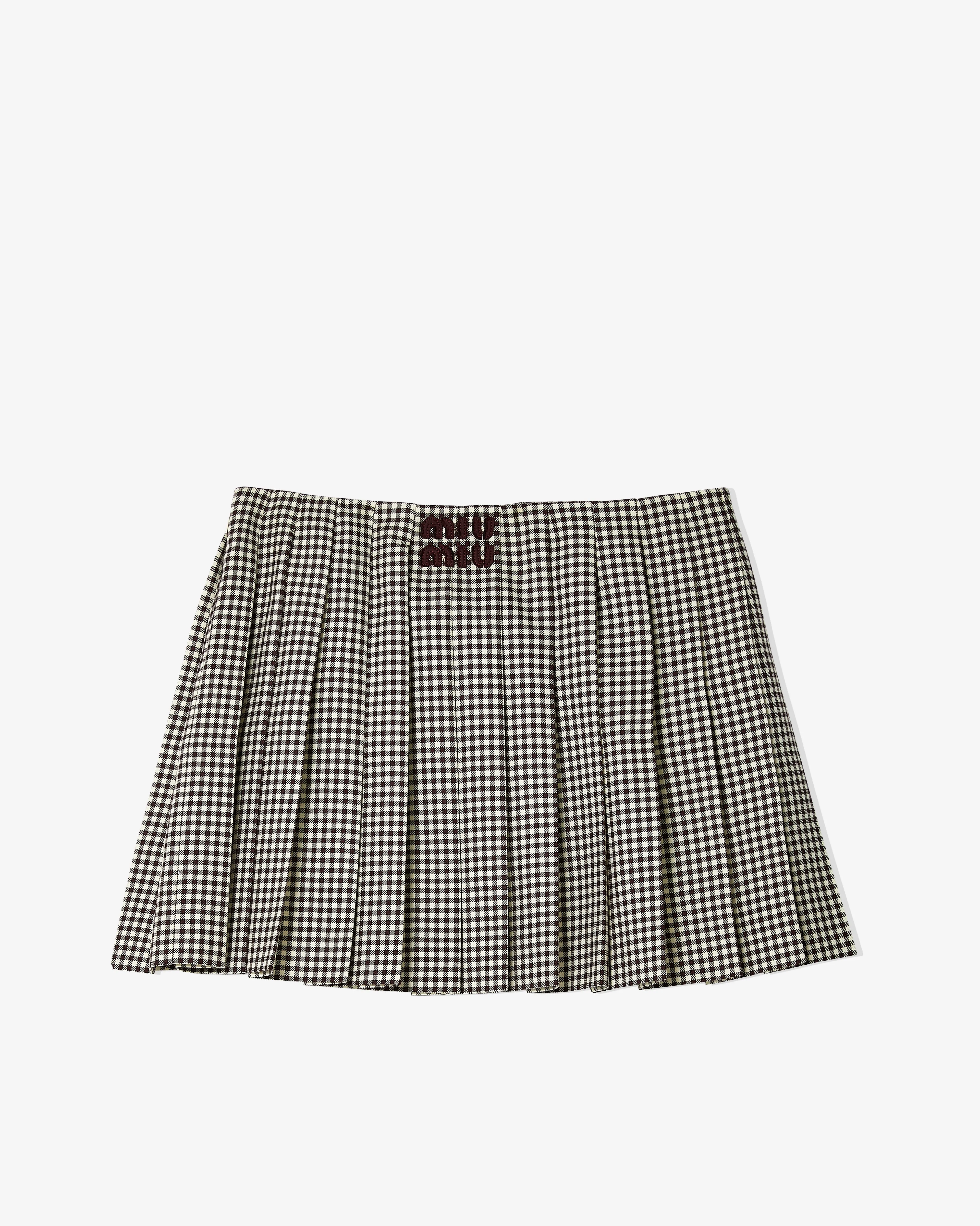 Miu Miu - Women's Mini Skirt - (Grey)