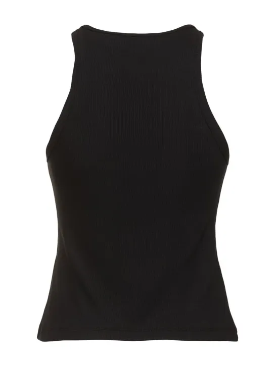 MSGM   Cotton jersey logo tank top 