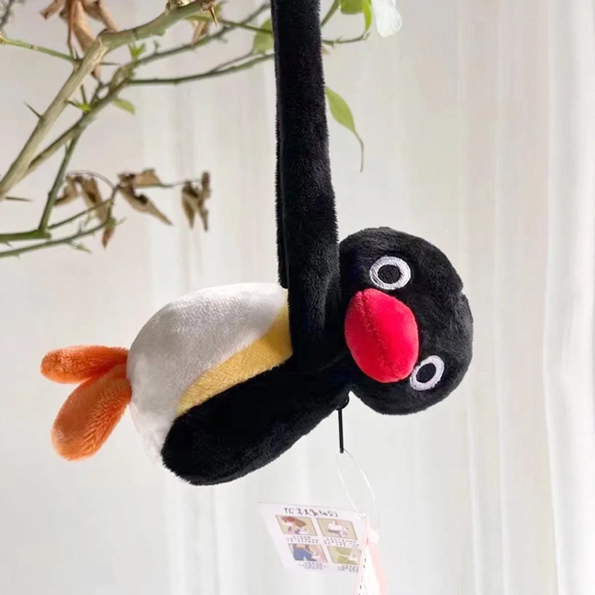Pingu Penguin Plush Toy Belt Bag