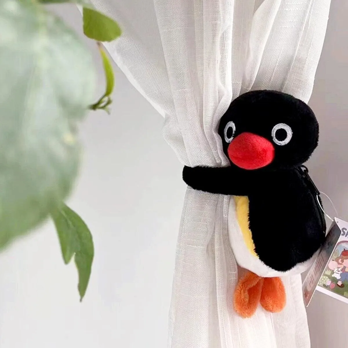 Pingu Penguin Plush Toy Belt Bag