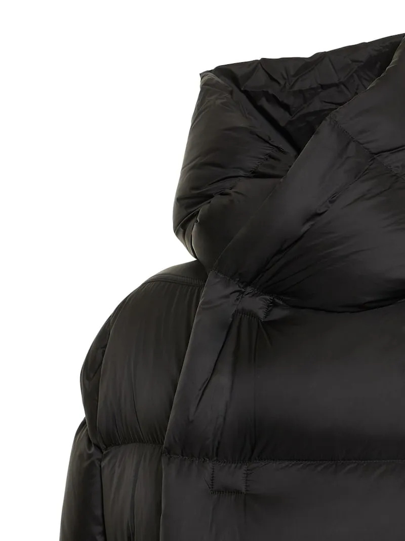 Rick Owens Hooded quilted shell down coat