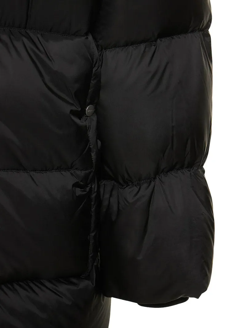 Rick Owens Hooded quilted shell down coat