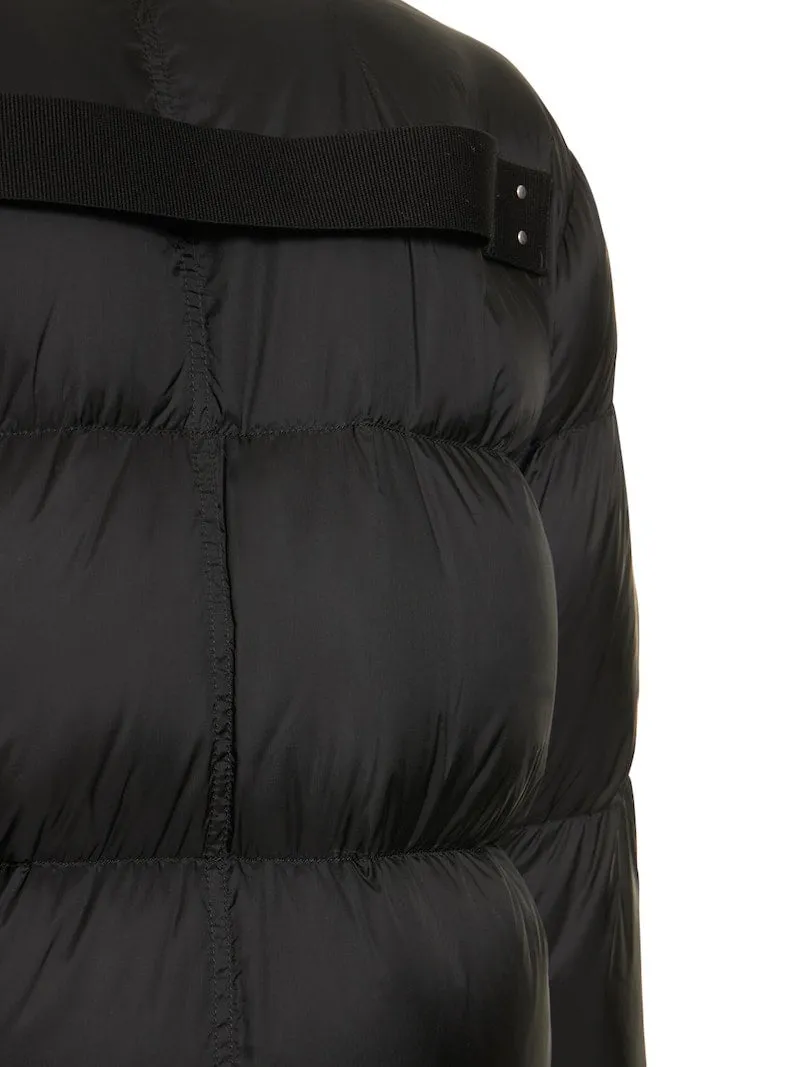 Rick Owens Hooded quilted shell down coat