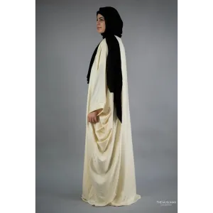 Slip Dress and Loose Fit Abaya (Sugar Cookie)