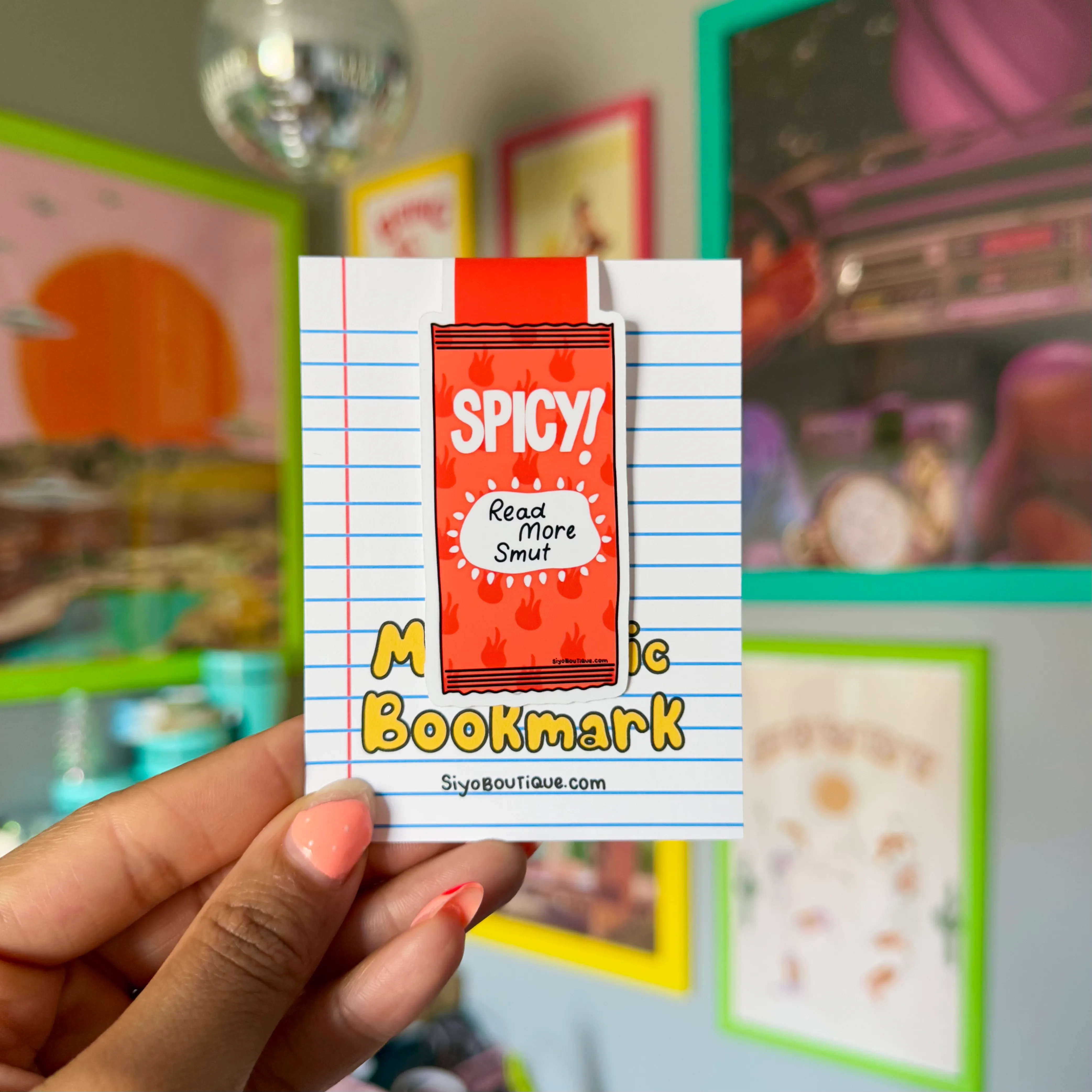 Spicy Sauce Magnetic Bookmark - Food Bookmark