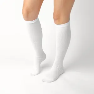White Compression Socks