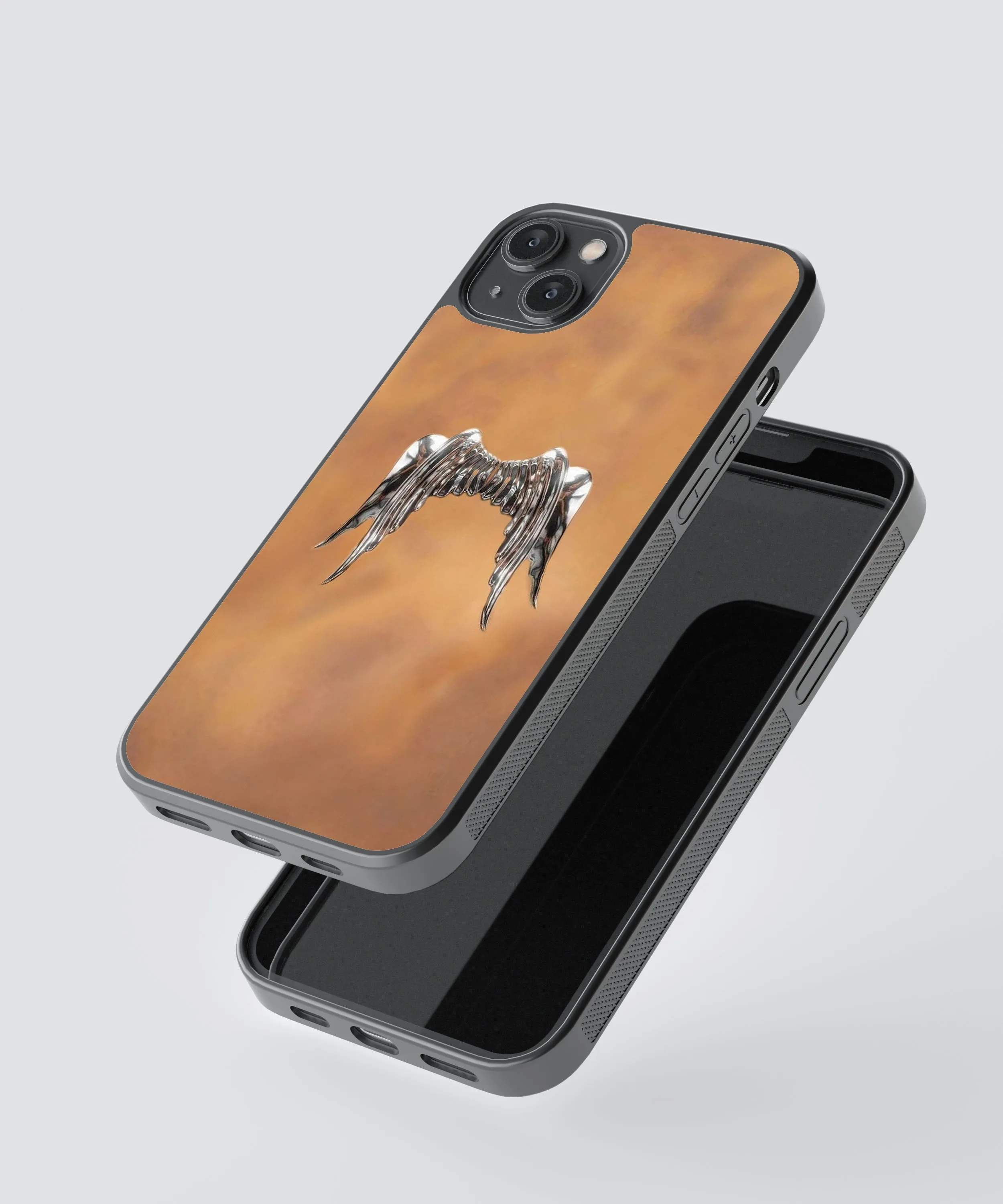 Wings Y2K Glass Phone Case Cover