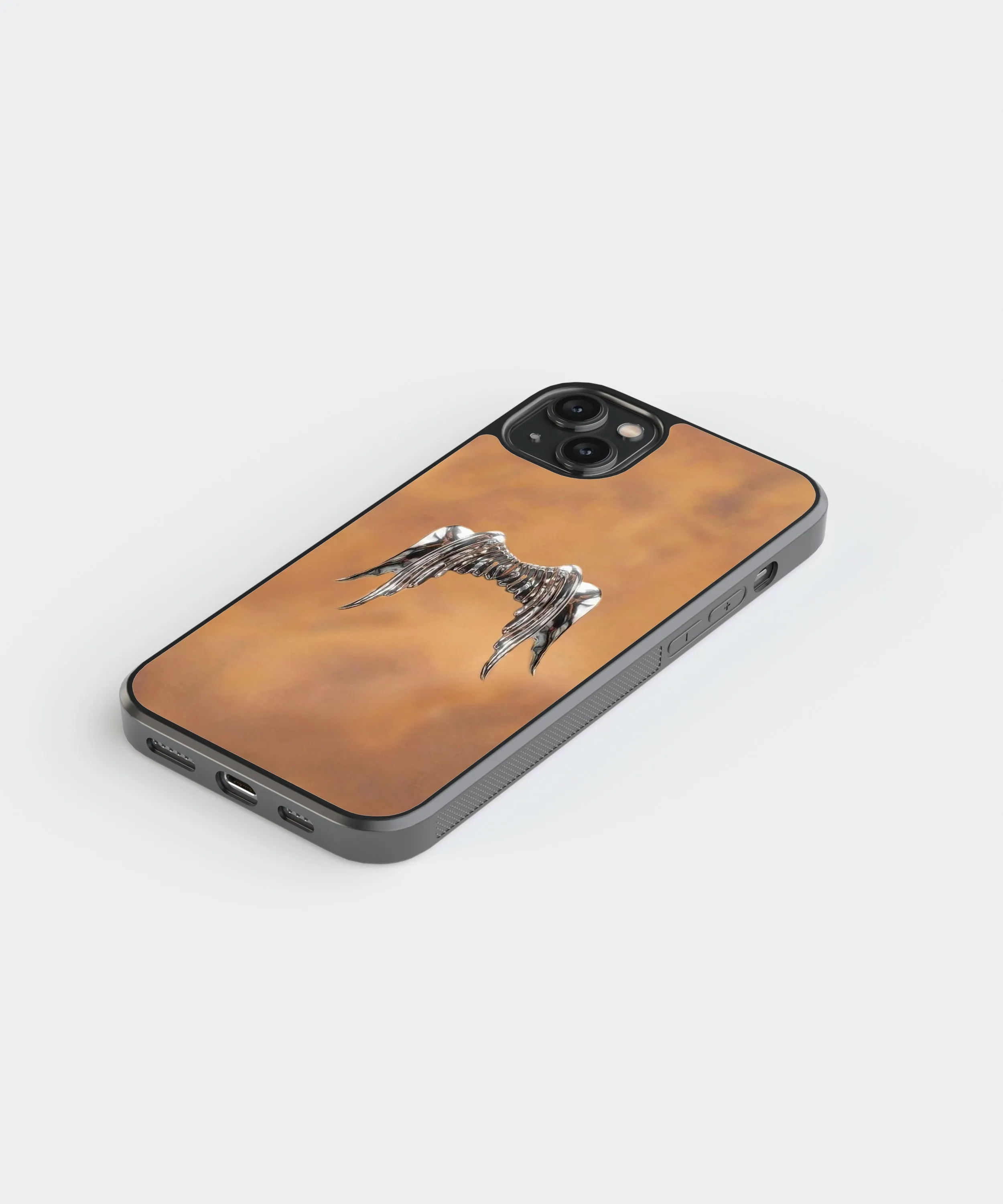 Wings Y2K Glass Phone Case Cover